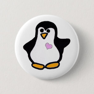 Penguin-Liebe Button