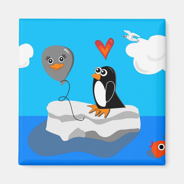 PENGUIN-LIEBE MAGNET (Vorne)