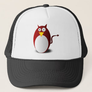 Penguin Linux Tux Ubuntu Devil Evil Demon Truckerkappe