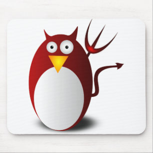 Penguin Linux Tux Ubuntu Devil Trident Lucifer Mousepad