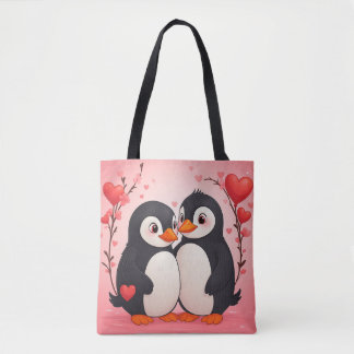 Penguin Love Tote Bag Tasche