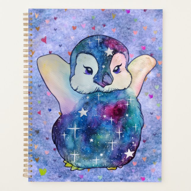 Penguin named Button Planer (Vorderseite)