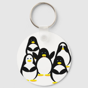 Penguin-Party-Schlüsselanhänger Schlüsselanhänger