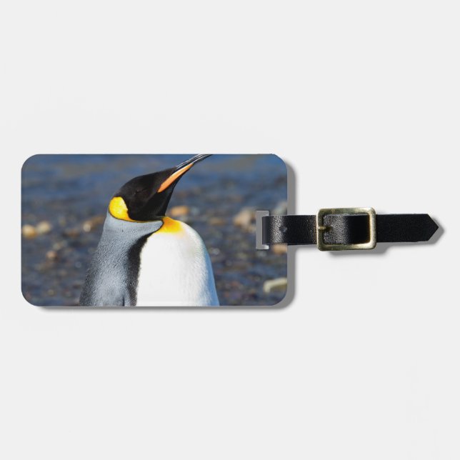 Penguin Portrait Gepäckanhänger (Vorderseite horizontal)