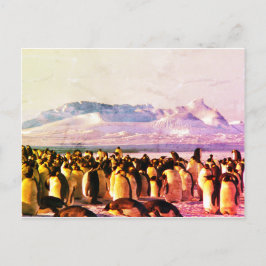 PENGUIN POSTCARD Feiertag Postkarte