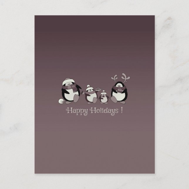 Penguin Postkarte (Vorderseite)