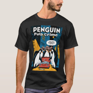 Penguin Pulp Crime – Noir-Pinguin-Gasse Szene T-Shirt