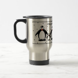 PENGUIN REISE MUG - ES IST ALLES GUT, richtig? Reisebecher