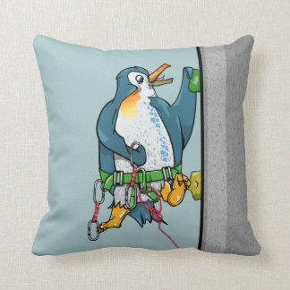 Penguin Rock Climbing Kissen