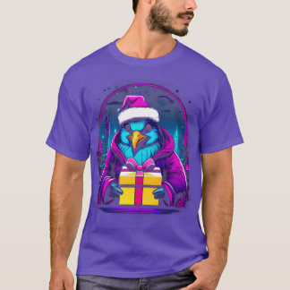 Penguin Santa Christmas Penguin Pajamas T-Shirt