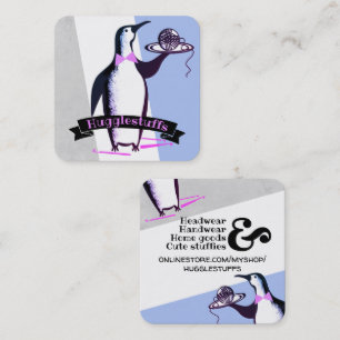 Penguin serveur crochet crochet crochet fil carte