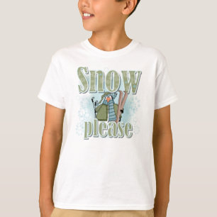 Penguin Ski Snow Please T-shirts and Gifts