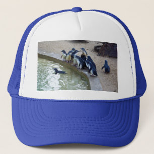 Penguin-Staffel: Pinguin-Schwarm-Schwimmteam, Truckerkappe