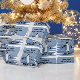 Penguin Süße Tier Funny Birthday Geschenkpapier