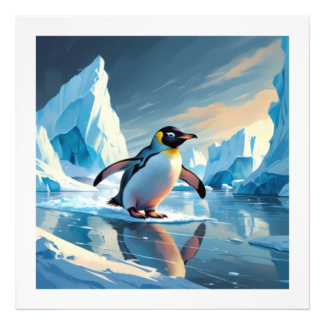 Penguin Themed Fotodruck (Vorne)