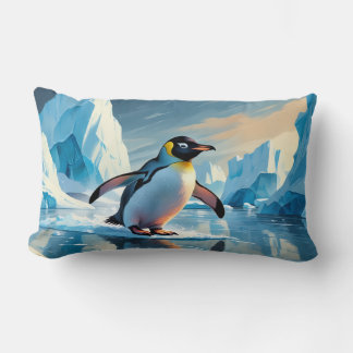 Penguin Themed Lendenkissen
