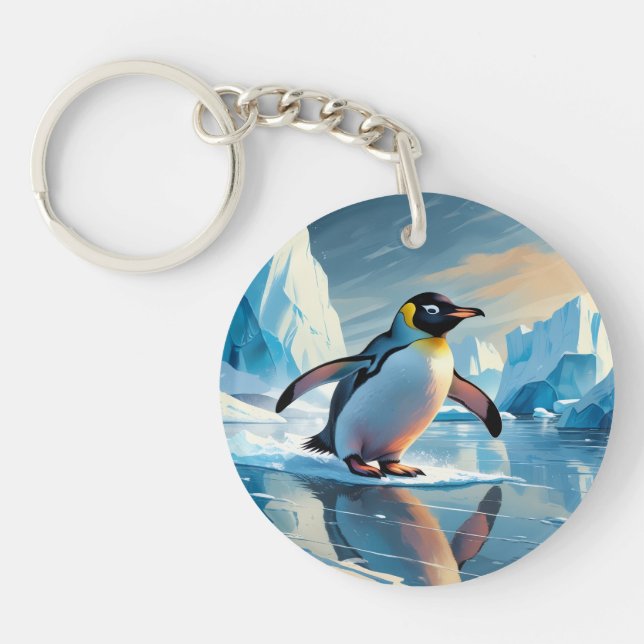 Penguin Themed Schlüsselanhänger (Vorderseite)