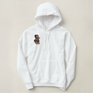 Penguin-trinkendes Kaffee gesticktes Shirt