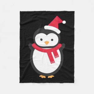 Penguin Weihnachten Fleecedecke