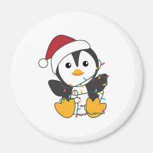Penguin Weihnachten Schnee Winter Tiere Pinguine Magnet