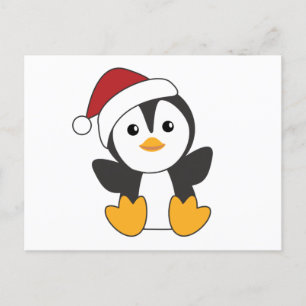 Penguin Weihnachten Schnee Winter Tiere Pinguine P Postkarte
