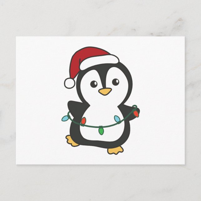 Penguin Weihnachten Winter Tiere Urlaub Penguines (Vorderseite)