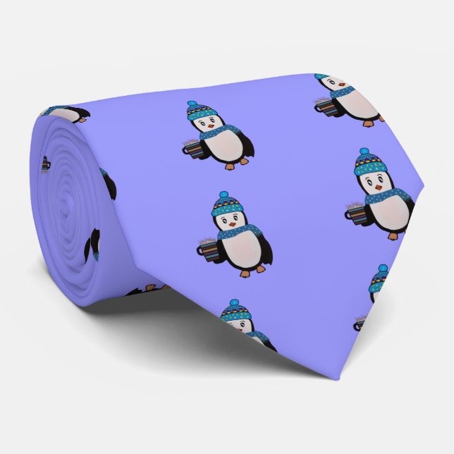 Penguin-Winter-Krawatte Krawatte (Gerollt)