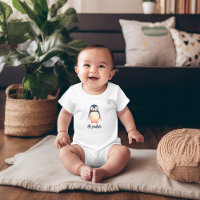 Penguin Winter Wonderland Baby Bodysuit