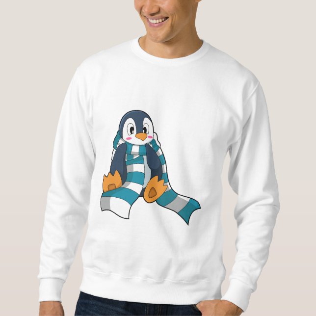 Penguin with Scarf Sweatshirt (Vorderseite)