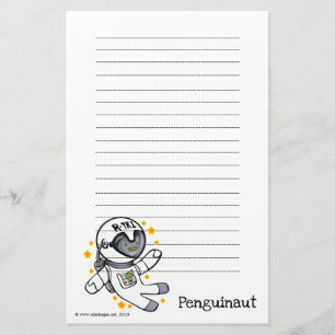 Penguinaut Schreibpapier Briefpapier