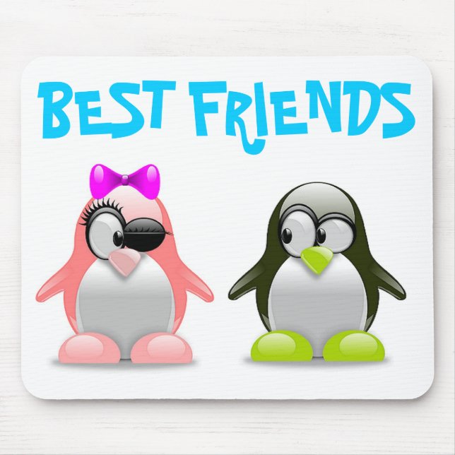 PENGUINS "BEST FRIENDS" MOUSEPAD (Vorne)