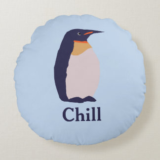 Penguins, chill rundes kissen