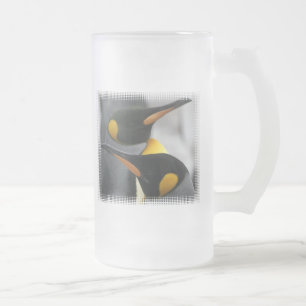 Penguins-mattierte Bier-Tasse Mattglas Bierglas