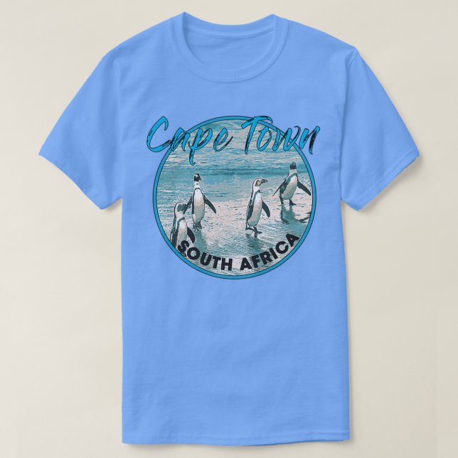 Penguins on Cape Town Beach T-Shirt (Design vorne)