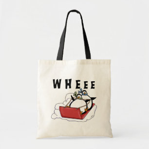 Penguins Rodeln Tshirts und Geschenke Tragetasche