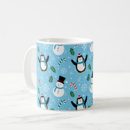 Penguins & Snowmen Christmas  Mug Kaffeetasse