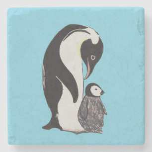 Penguins-SteinUntersetzer Steinuntersetzer