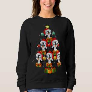 Penguins Weihnachtsbaum Ornamente Weihnachtsfeiern Sweatshirt
