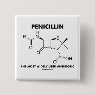 Penicillin das meiste weit verbreitete button
