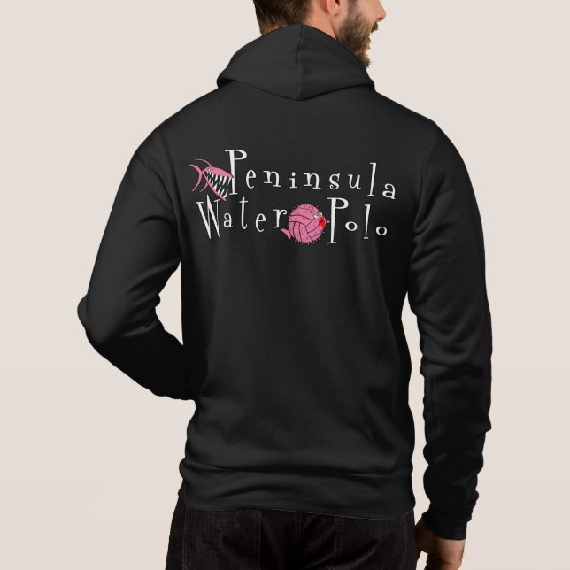 Peninsula Water Polo Logo - Zipper Hood Sweatshirt (Rückseite)