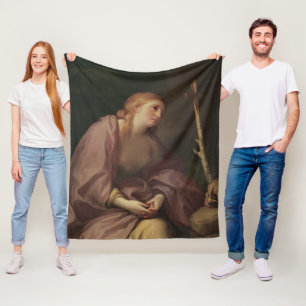 Penitent Magdalene c.1765 (Öl auf Leinwand) Fleecedecke