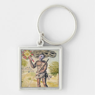 Penitentmann in Indien Schlüsselanhänger
