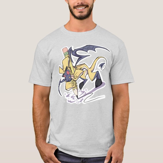 PenLight den Bleistift Drache Männer T - Shirt (Vorderseite)