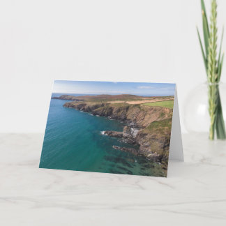 Penlledwen und Penmaen Dewi Wales Feiertagskarte