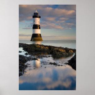 Penmon Leuchtturm-Plakat Poster