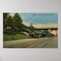 Penn Bahnhof Phoenixville PA Bahnhof