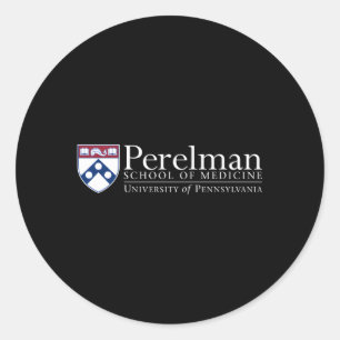 Penn Quakers Perelschule für Medizin Runder Aufkleber