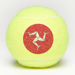 Penn tennis ball with Isle Man flagge, UK