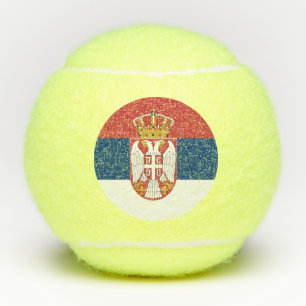 Penn Tennisball mit der Flagge Serbiens Tennisbälle