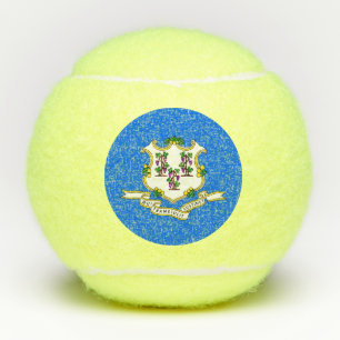 Penn-Tennisball mit der Flagge von Connecticut, US Tennisbälle